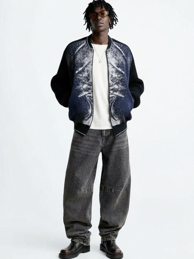 Men’s Eco Oversized Bomber | Whale Limited Edition - Vegan America