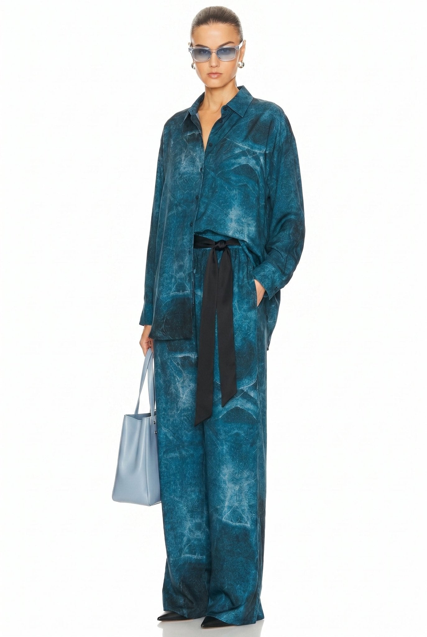 Ocean Icosahedron Day - to - Night Pajama - Vegan America