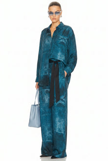 Ocean Icosahedron Day - to - Night Pajama - Vegan America