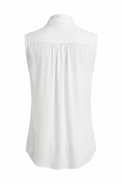 Eucalyptus Scarf Sleeveless Shirt - Vegan America