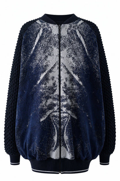 Unisex Eco Oversized Bomber — Whale Limited Edition - Vegan America