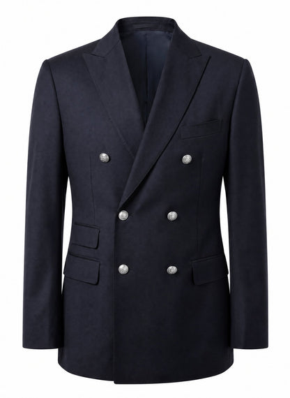 Benedetti Life Double - Breasted Navy Suit - Vegan America