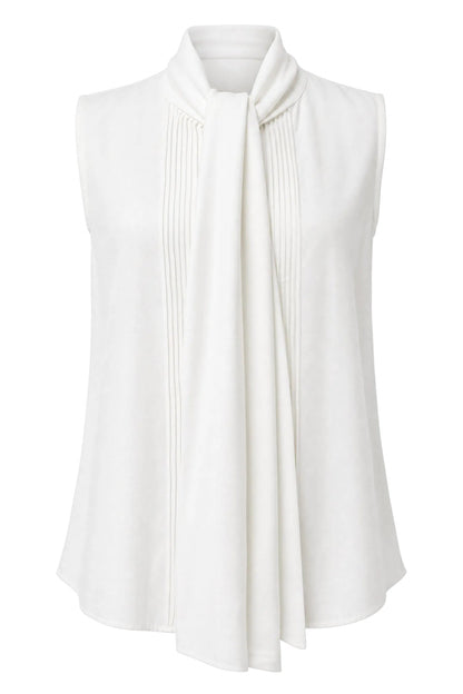Eucalyptus Scarf Sleeveless Shirt - Vegan America