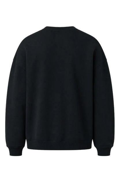 Whale Women Organic Black Sweatshirt