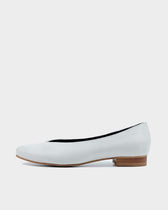 Pumps White Nopal ballerinas made of cactus leather - Vegan America