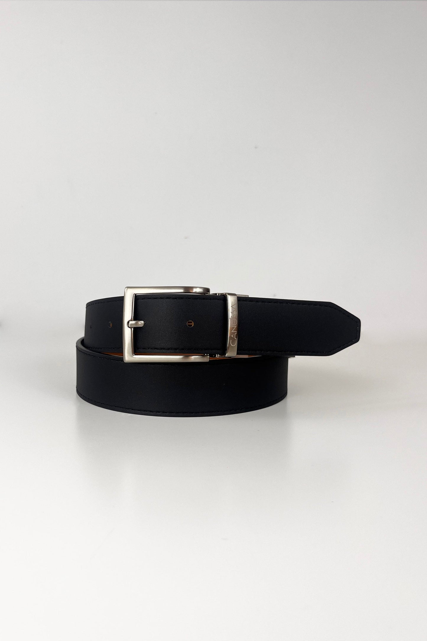 Reverse reversible belt – Black/Red