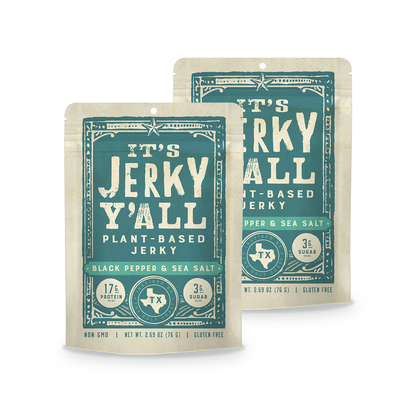 Black Pepper & Sea Salt Jerky 2-Pack | The Smarter Jerky