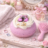 croc charm bath bomb donuts in black raspberry vanilla