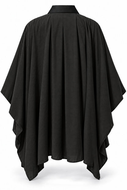 Oversized Eucalyptus Silk Blouse