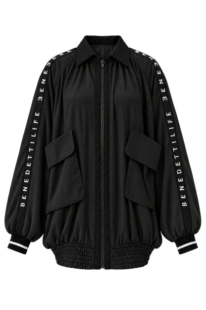 UNISEX Eucalyptus Silk Bomber