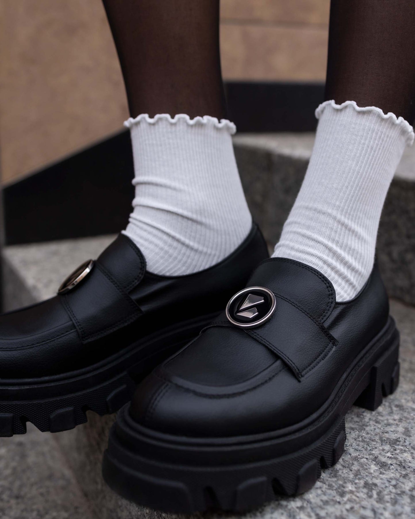 Blocky Loafers made of grape - based vegan leather - Vegan America