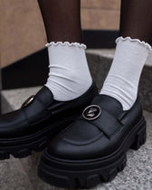 Blocky Loafers made of grape-based vegan leather - Vegan America