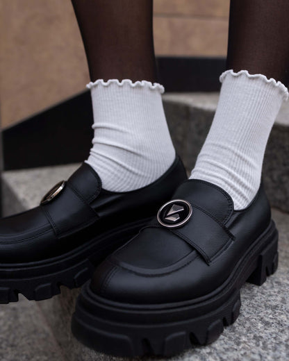 Blocky Loafers made of grape - based vegan leather - Vegan America