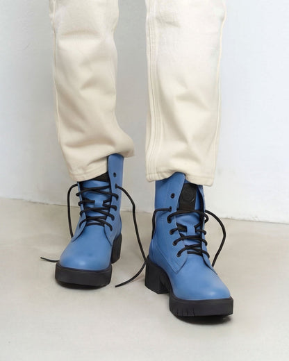 Women's Boots Workers No. 3 Baby blue - Vegan America