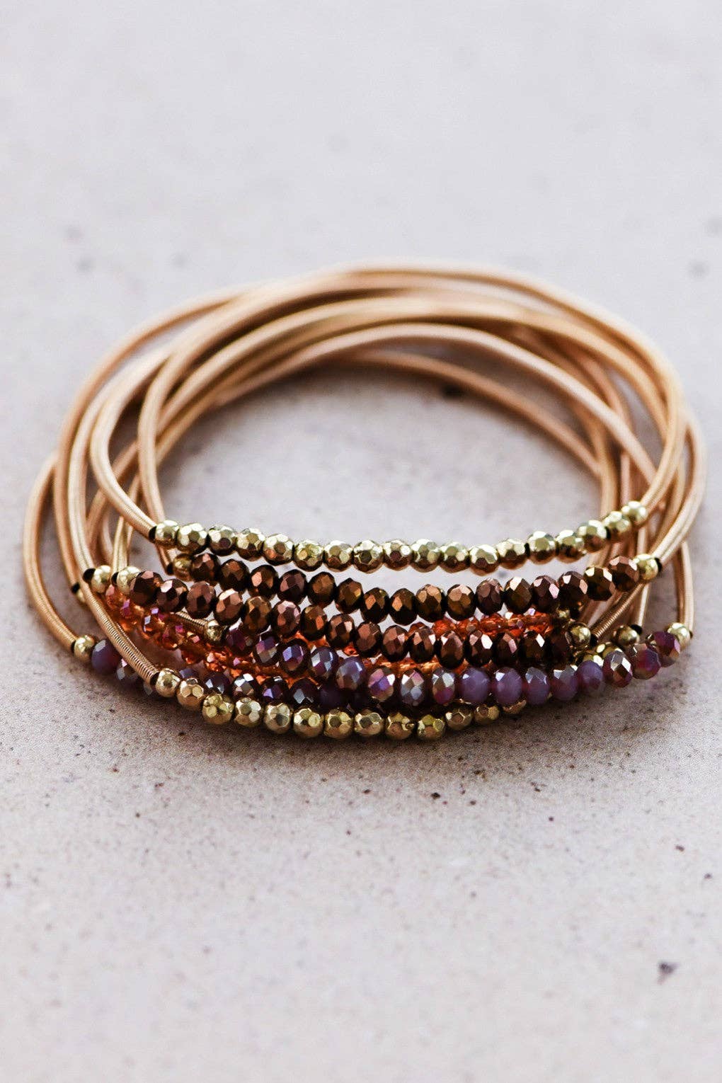 High Vibes Guitar String Bracelet Set - Vegan America