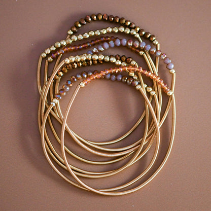 High Vibes Guitar String Bracelet Set - Vegan America