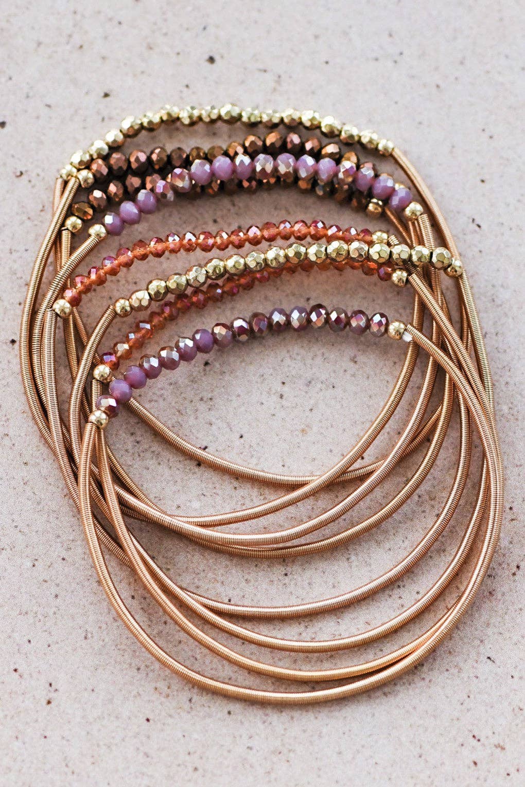 High Vibes Guitar String Bracelet Set - Vegan America