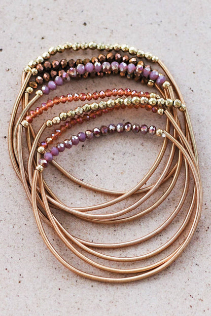 High Vibes Guitar String Bracelet Set - Vegan America