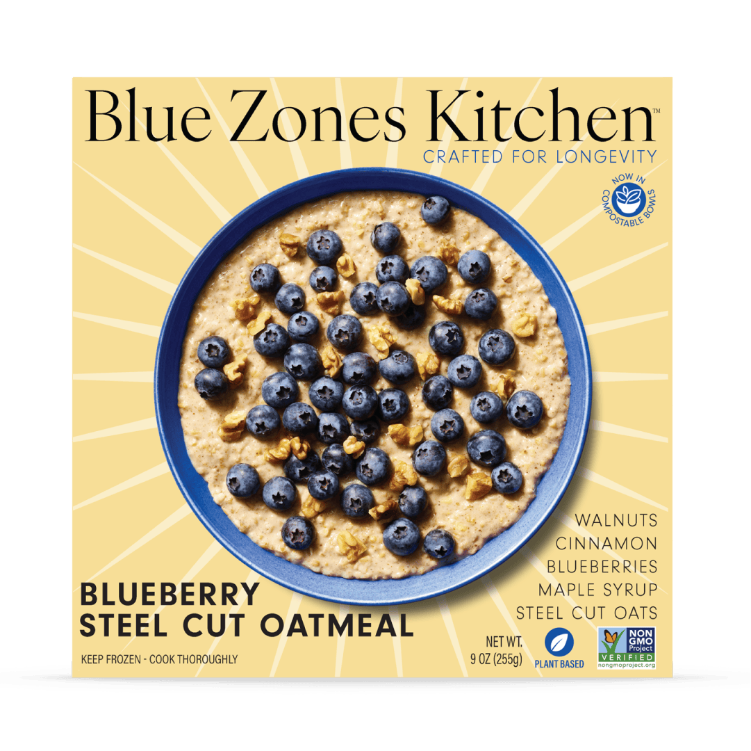 Blueberry Steel Cut Oatmeal - Vegan America