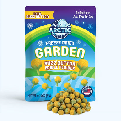 Freeze Dried Buzz Button Edible Flower - Vegan America
