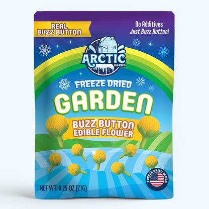 Freeze Dried Buzz Button Edible Flower - Vegan America