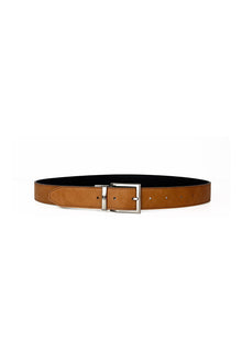Reverse reversible belt – Black/Camel