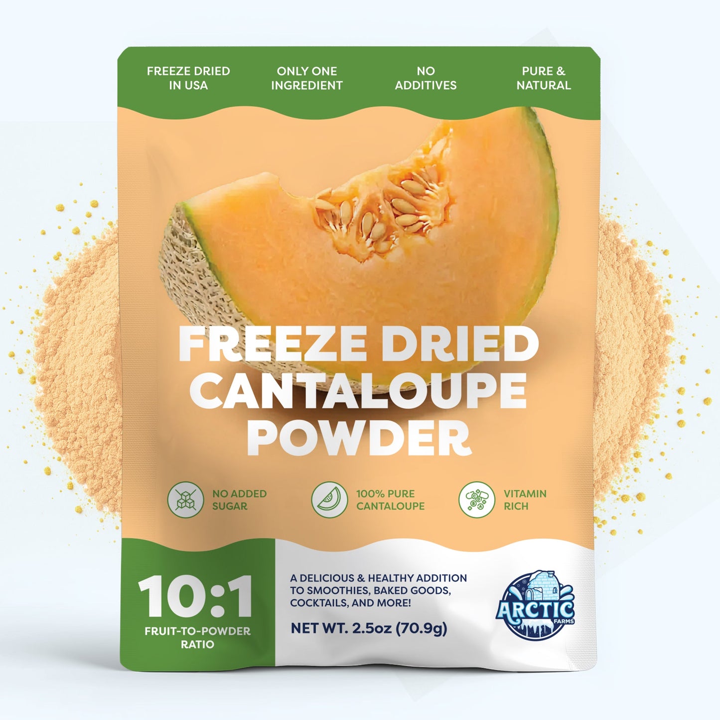 Freeze Dried Red Cantaloupe Powder