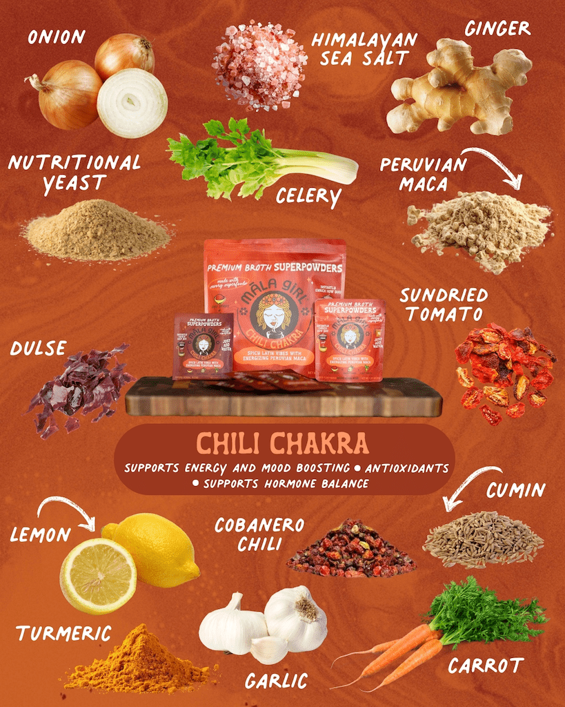 Chili Chakra Superfood Broth Powder - Vegan America