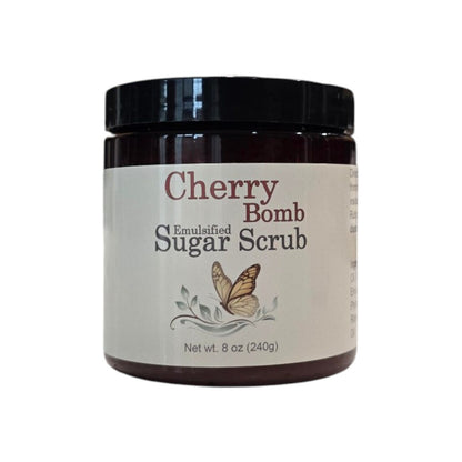 cherry bomb emulsified sugar scrub image