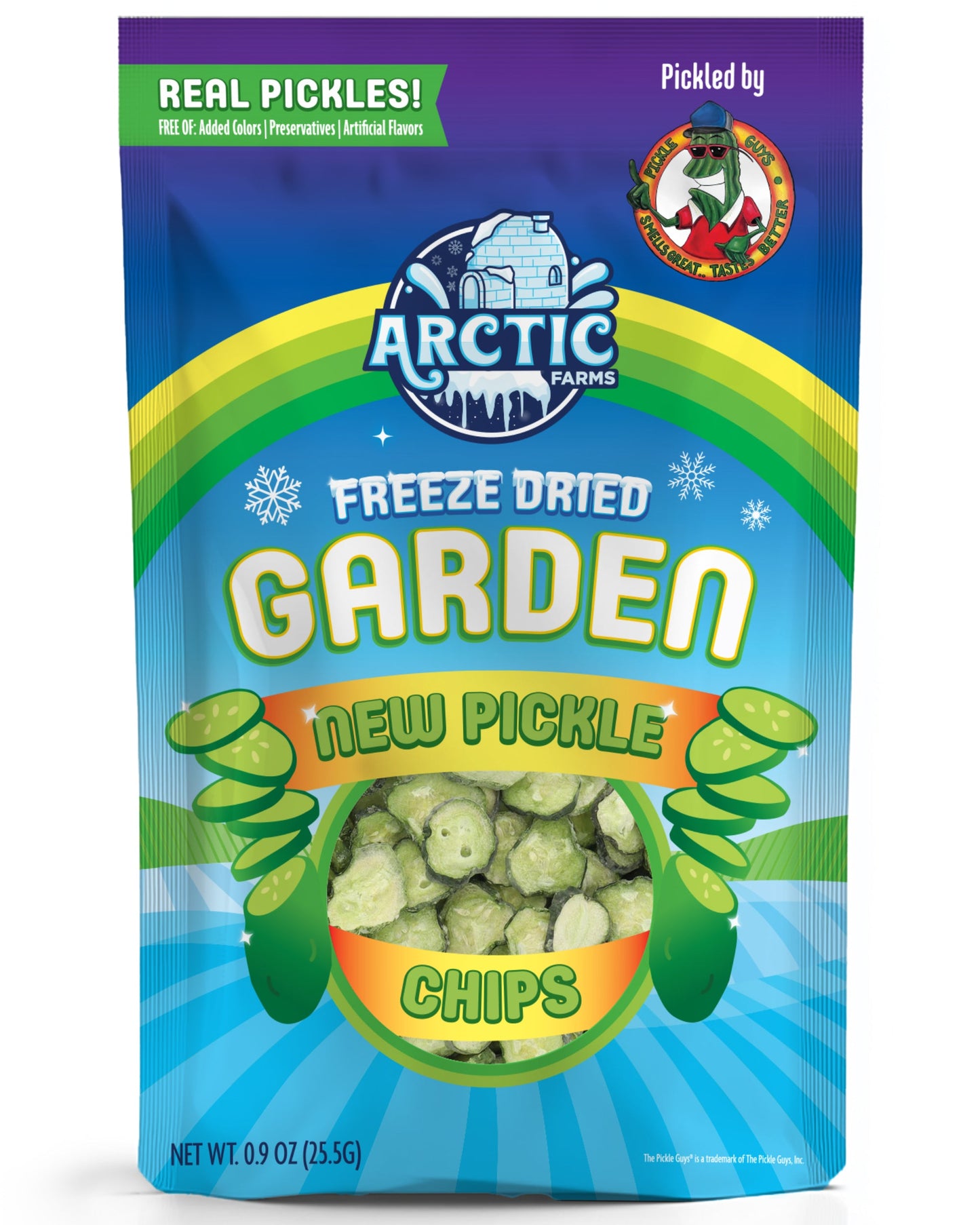 Freeze Dried New Pickle Chips from The Pickle Guys (Minimal Salt)