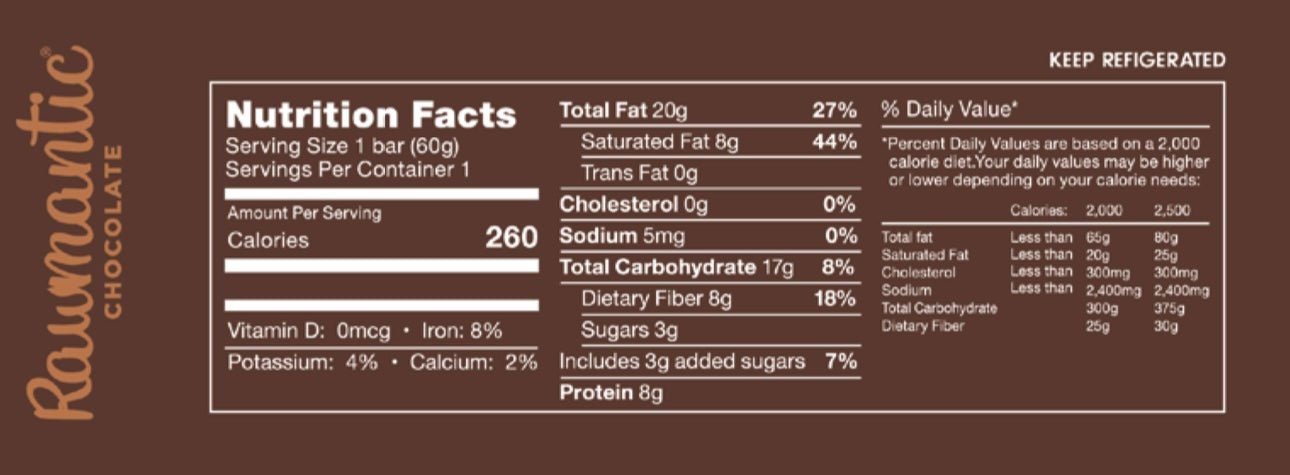 Dark Raw Chocolate Vegan Protein Bars 6 or 12 Pack - Vegan America