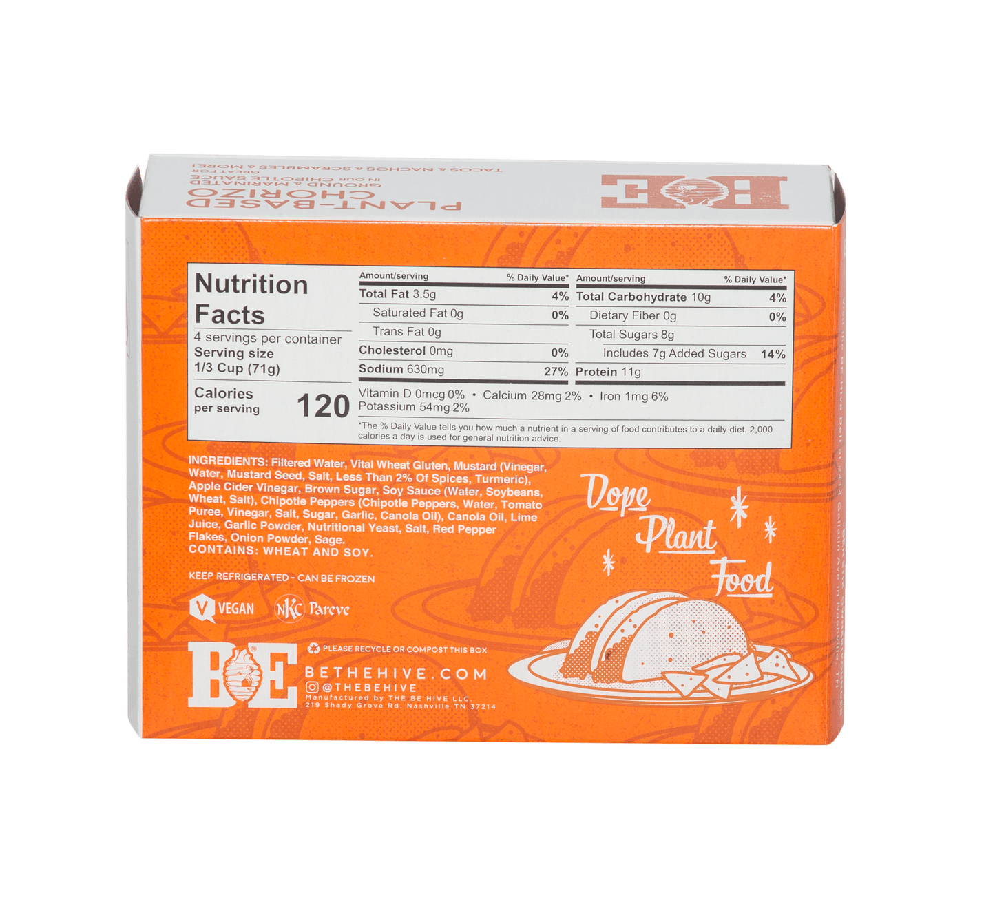 Chipotle Chorizo (6 pack) - Vegan America