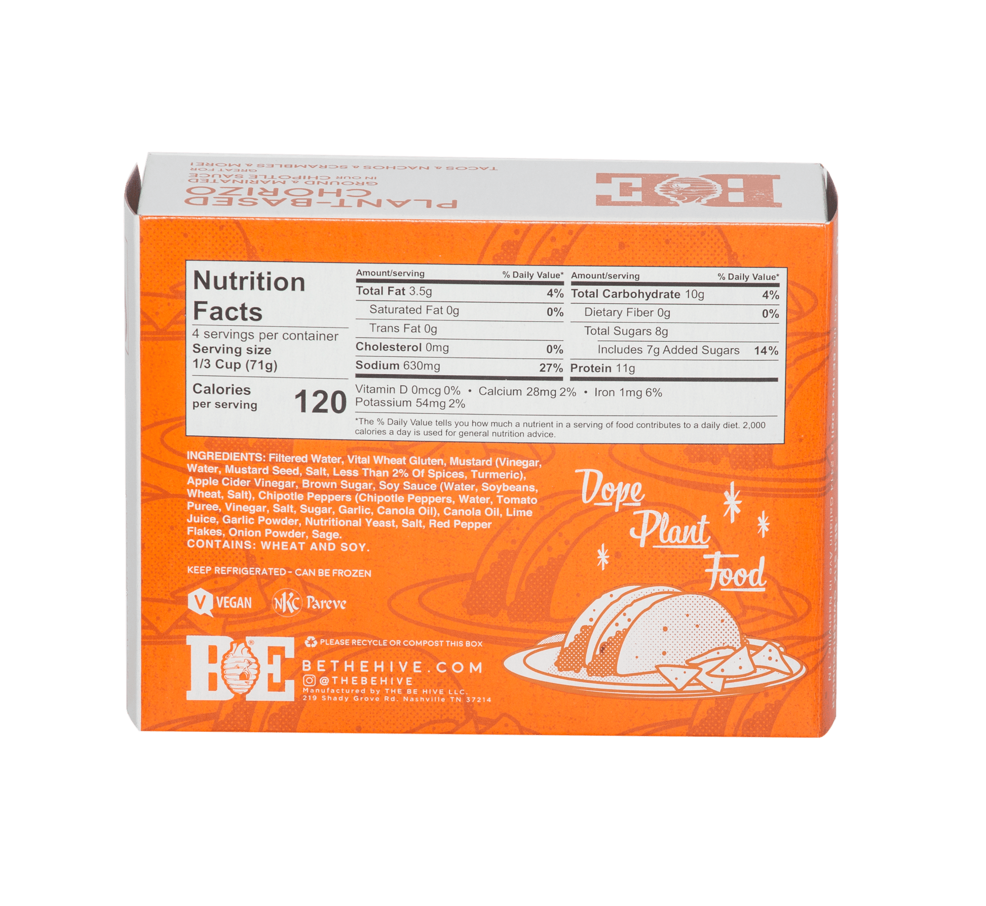 Chipotle Chorizo (6 pack) - Vegan America