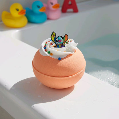 citrus croc charm bath bomb donut