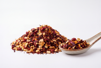 Cranberry Orange Rooibos Tea – Caffeine-Free Herbal Blend | 0.5 LB Loose Leaf