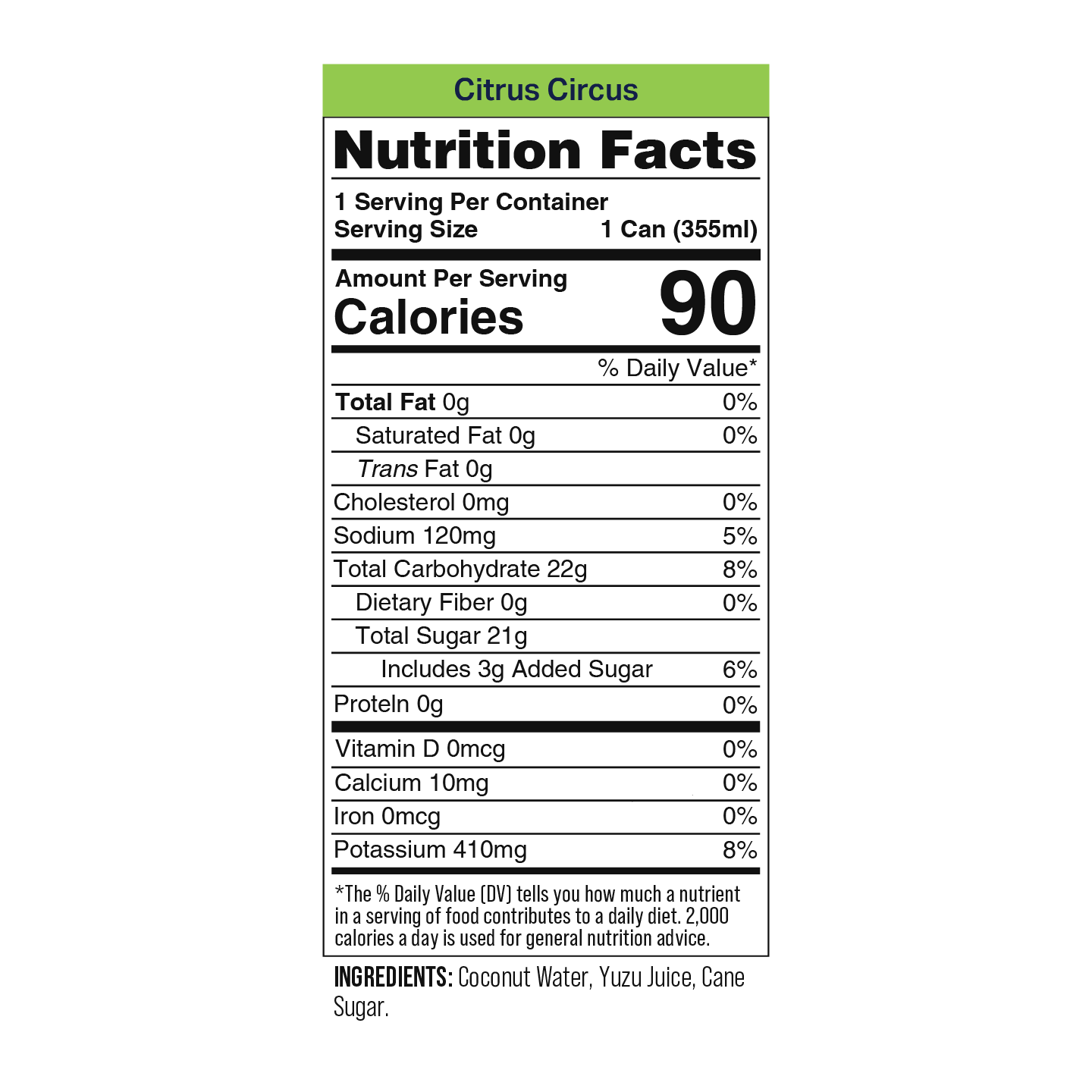 Coaqua Citrus Circus Coconut Water