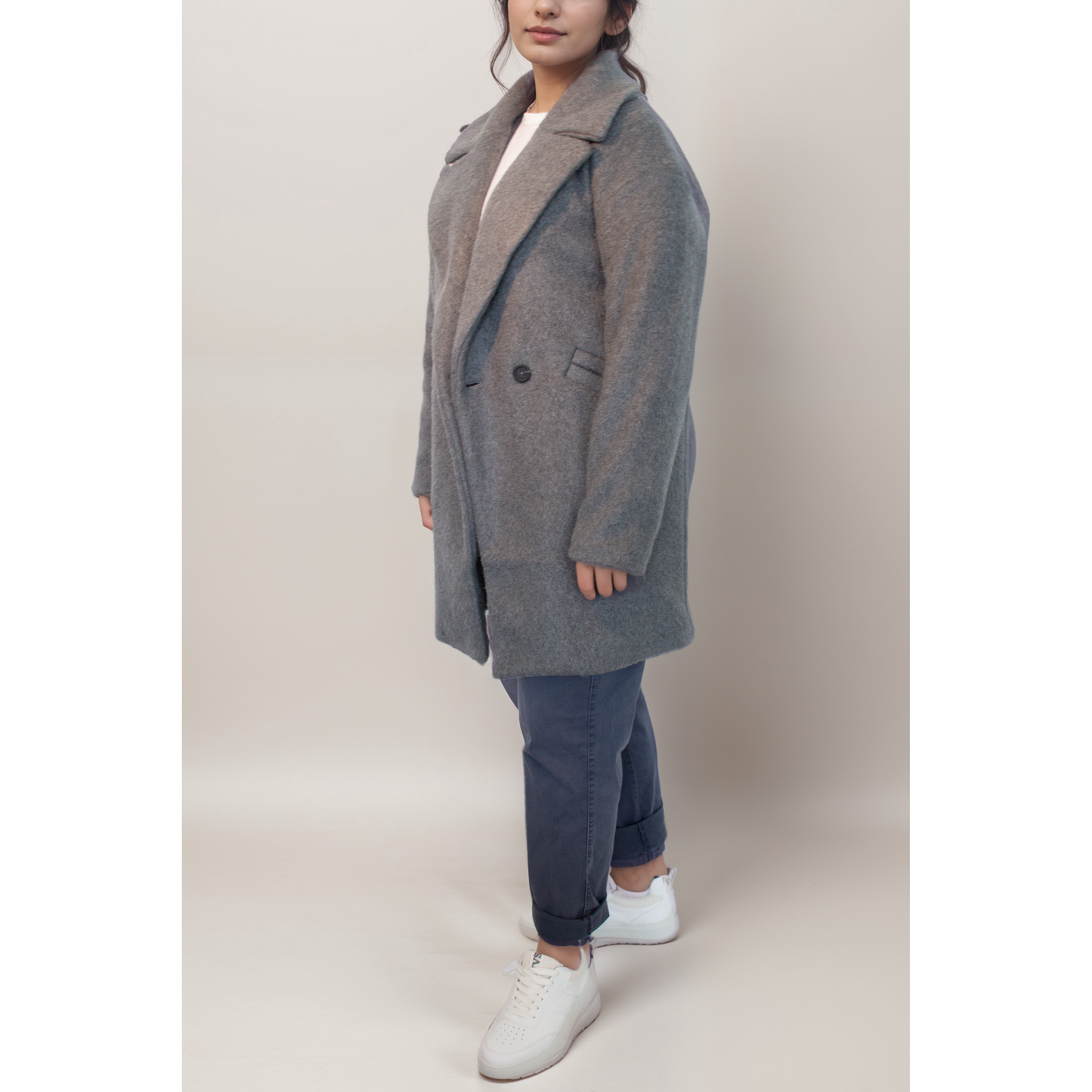 Vegan Wool Oversize Coat