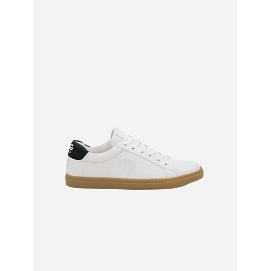 COG Winton Unisex Vegan Trainers | White & Black UK2.5 / EU35 / US4.5