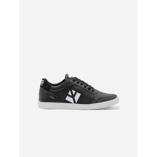 COG Topsy Unisex Grape Lather Vegan Trainers | Black & White UK5 / EU38 / US7