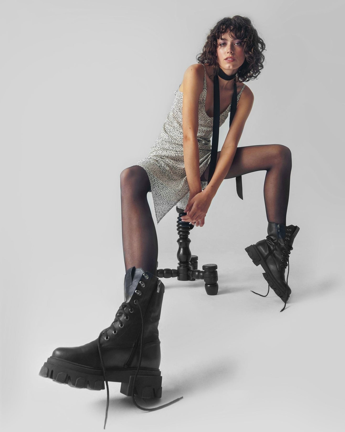 Combat black boots - Vegan America