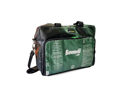 computer bag coffee packages green & black - Vegan America