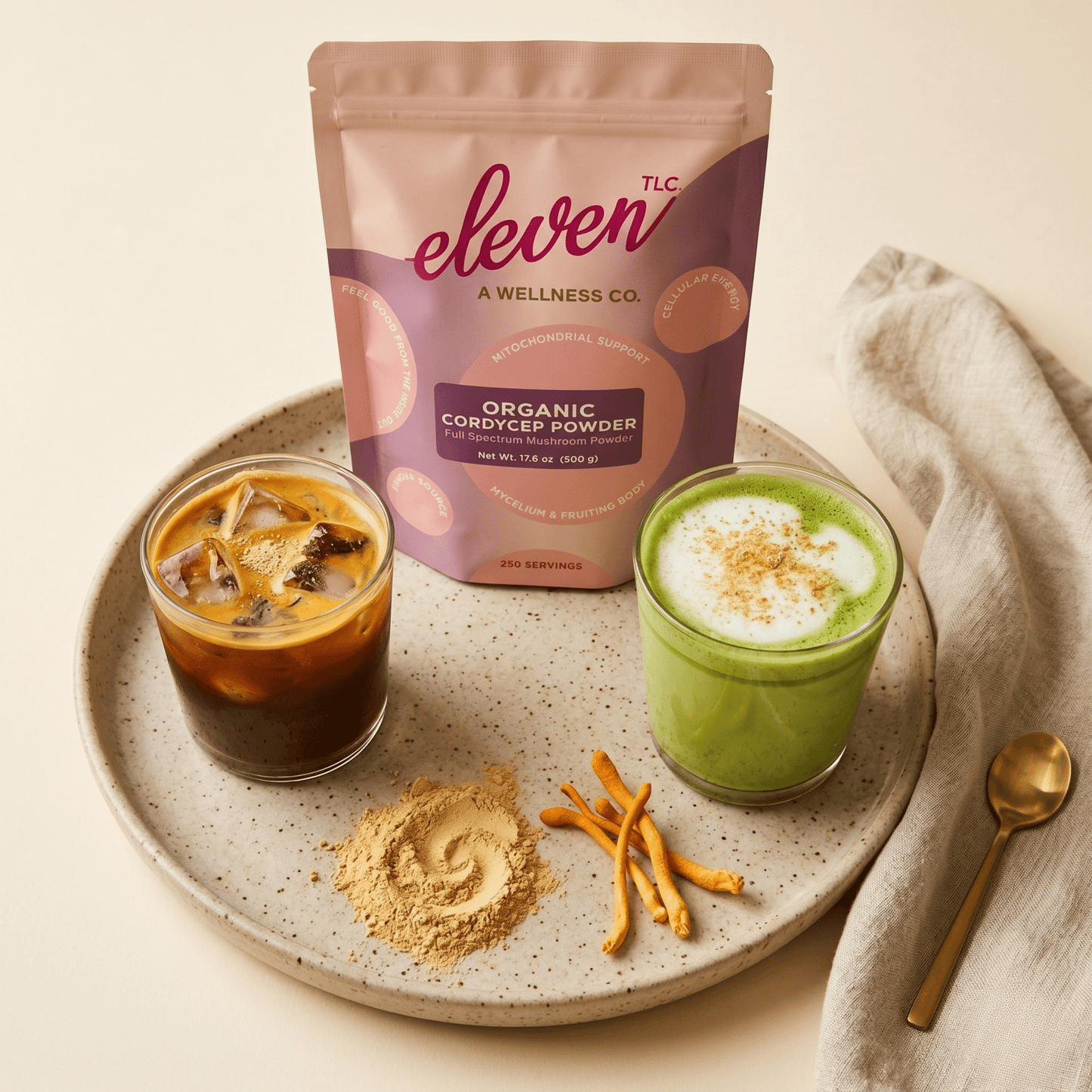 Organic Cordyceps Mushroom Powder — Foodservice 500g - Vegan America