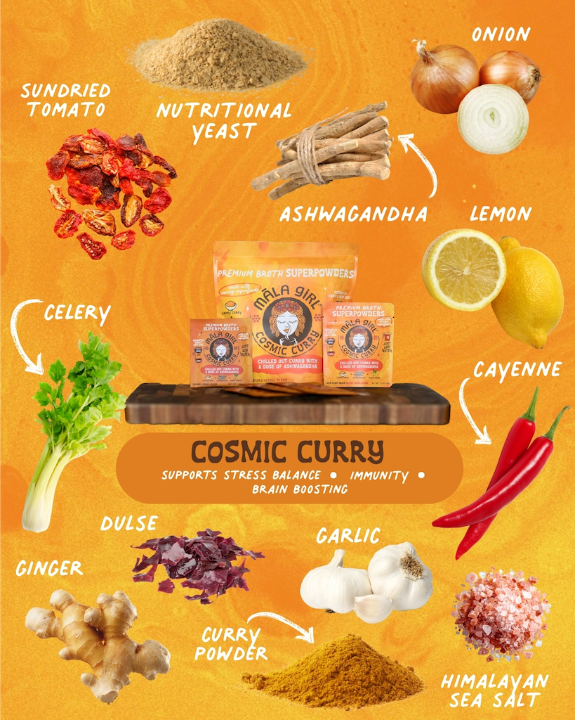 Cosmic Curry Superfood Broth Powder - Vegan America