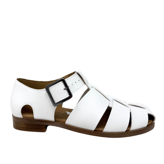 Courtney Sandal in White from Novacas