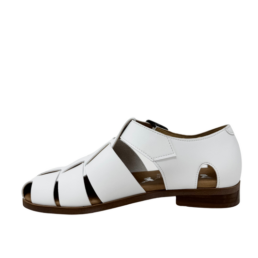 Courtney Sandal in White from Novacas