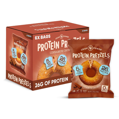 Cinnamon Crunch - Protein Pretzels - Vegan America