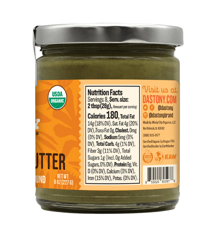 Organic Crunchy Sprouted Pumpkin Seed Butter - Vegan America