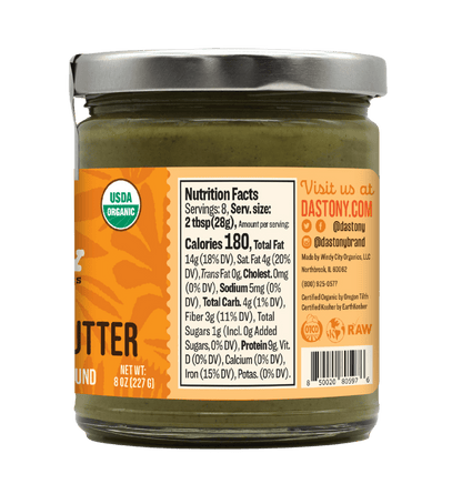 Organic Crunchy Sprouted Pumpkin Seed Butter - Vegan America