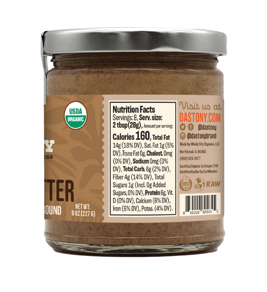 Organic Crunchy Sprouted Almond Butter - Vegan America