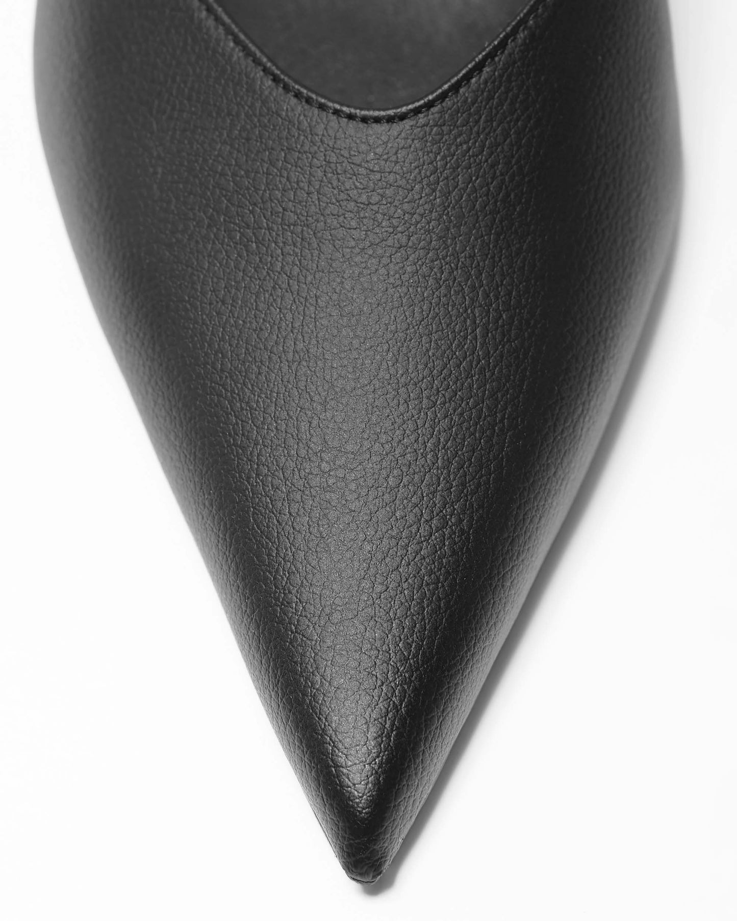 Kitten Heels Black pointy toe pumps - Vegan America